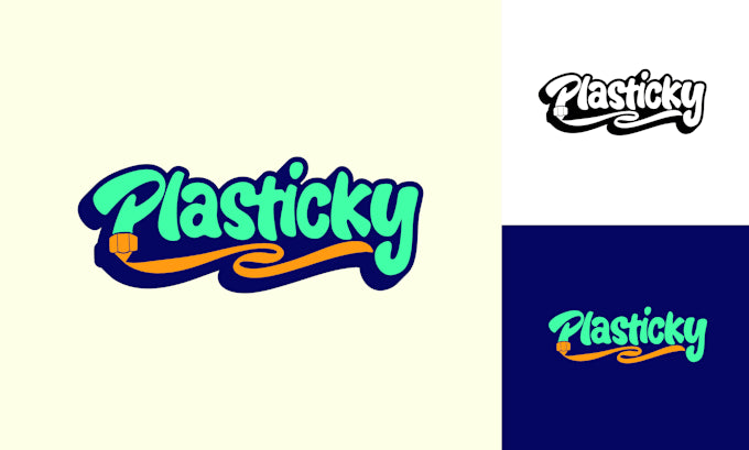 I will design custom typography logo with playful hand lettering